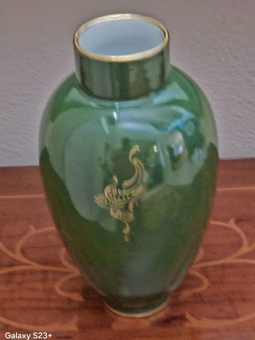 RARE ANTIQUE W.G. & Co William Guerin Limoges FRENCH PORCELAIN HANDPAINTED Vase